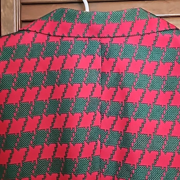 NWOT Christmas Blazer Dec. 25th ugly X-Mas jacket men XL red and green lined - Picture 7 of 12